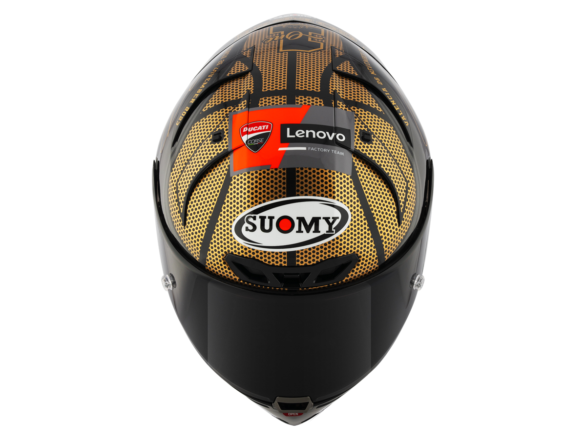 SUOMY S1-XR GP BAGNAIA PECCO Limited Edition Helmet - GOLD
